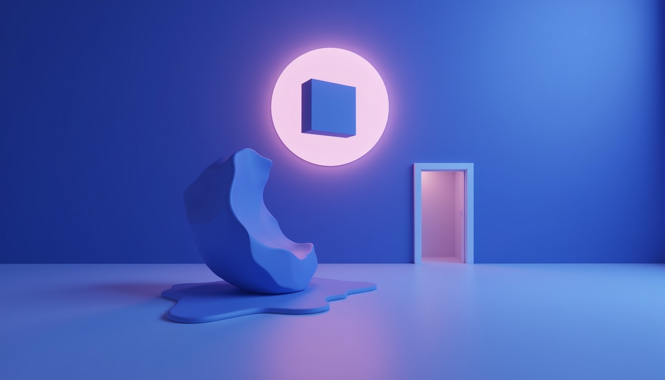 Free Surreal Blue Transition Image - Surreal, Geometric, Blue ...
