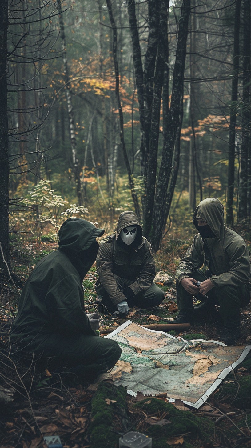 Forester Discussing Free Forest Map Discussion Image - Forest, Map, Autumn | Download at ...