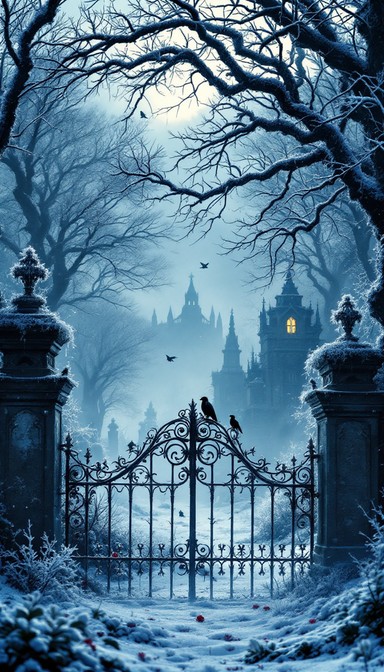 Gothic Cold Free Frosty Gothic Dawn Image - Cemetery, Dawn, Frost | Download at ...