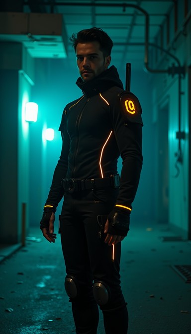 Free Futuristic Night Guardian Image | Download at StockCake