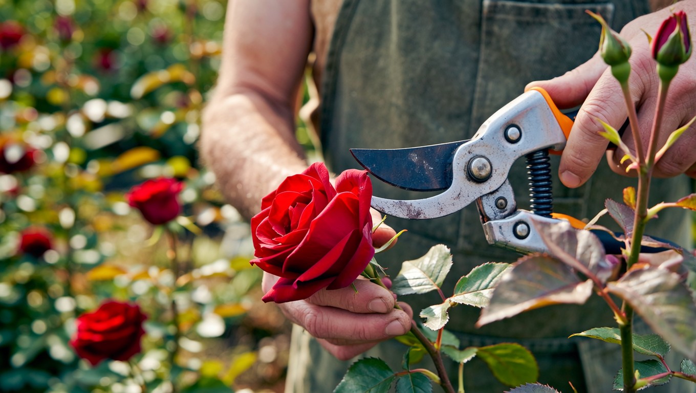 Free Pruning Red Roses Image - Gardening, Pruning, Roses | Download at ...