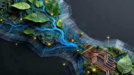 Free Nature Meets Technology Image - Technology, Nature, Abstract ...