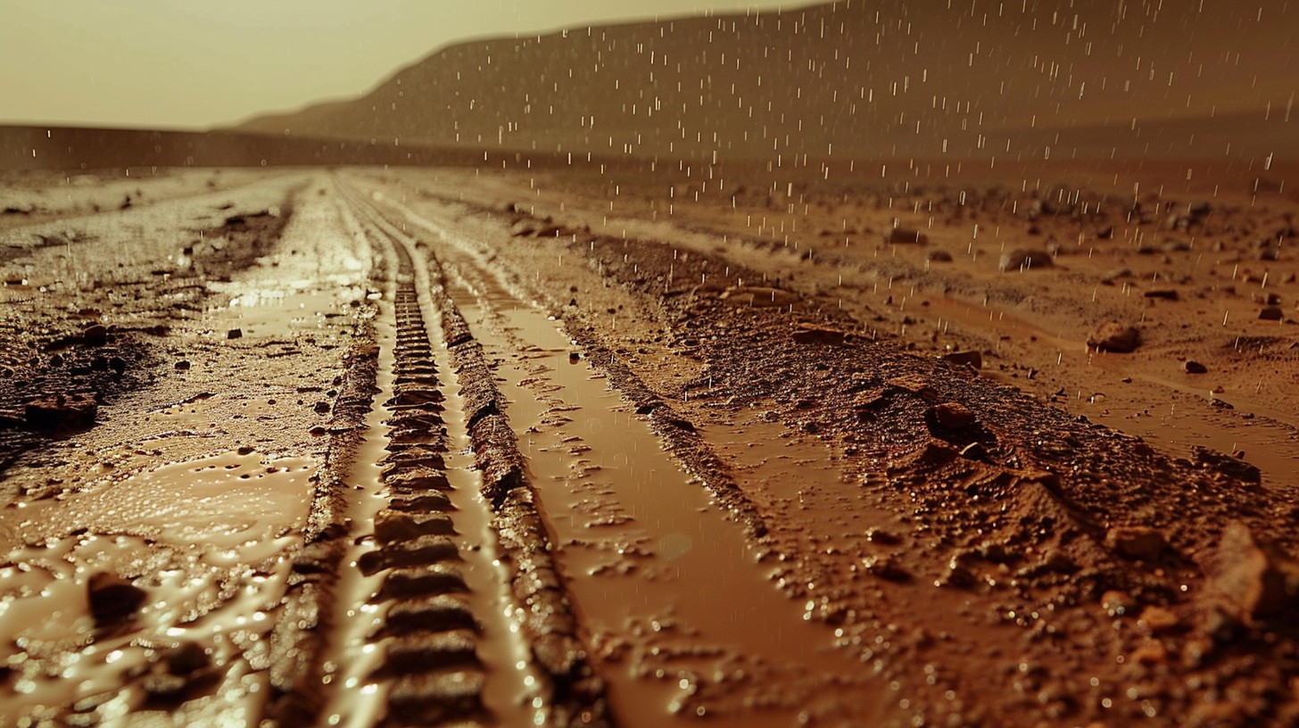 Free Rainy Track Journey Image - Rain, Mud, Tracks | Download at StockCake