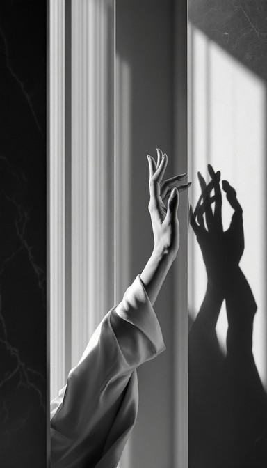 Download Shadow Hand Art Image - Shadow, Minimal, Abstract | StockCake