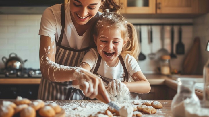 Free Joyful baking fun Image - Baking, Kitchen, Laughter | Download at ...