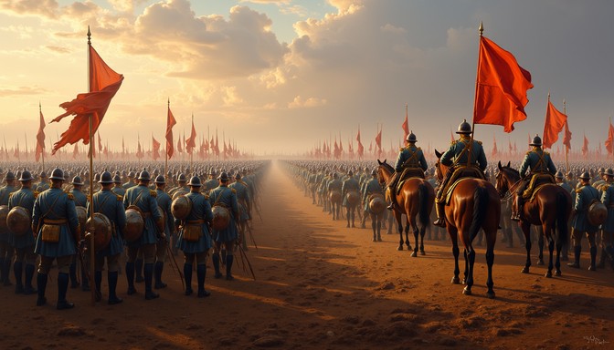 Mounted Formations Free Battle Lines Drawn Photo - Battle, Military, Infantry | Download ...