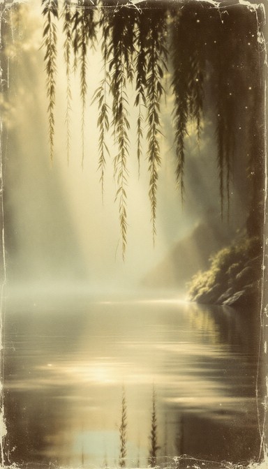 Free Weeping Willow Dreams Image - Willow, Misty, Dawn | Download at ...