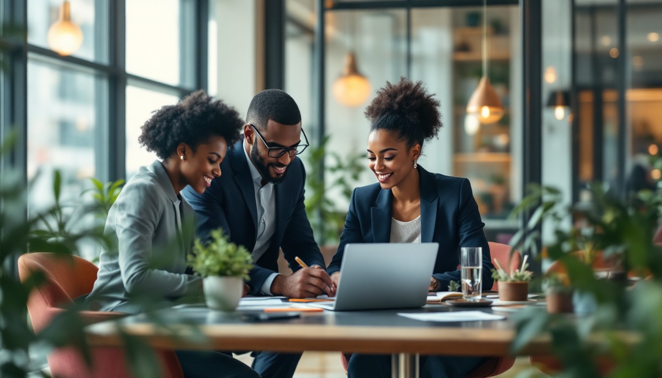 Collaborative Working Professionals Free Professionals Collaborating Together Image - Business ...