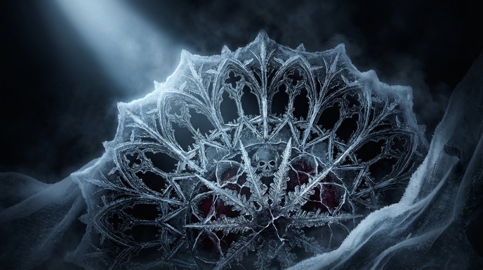 Free Frozen Gothic Mandala Image - Frost, Ice, Crystal | Download at ...