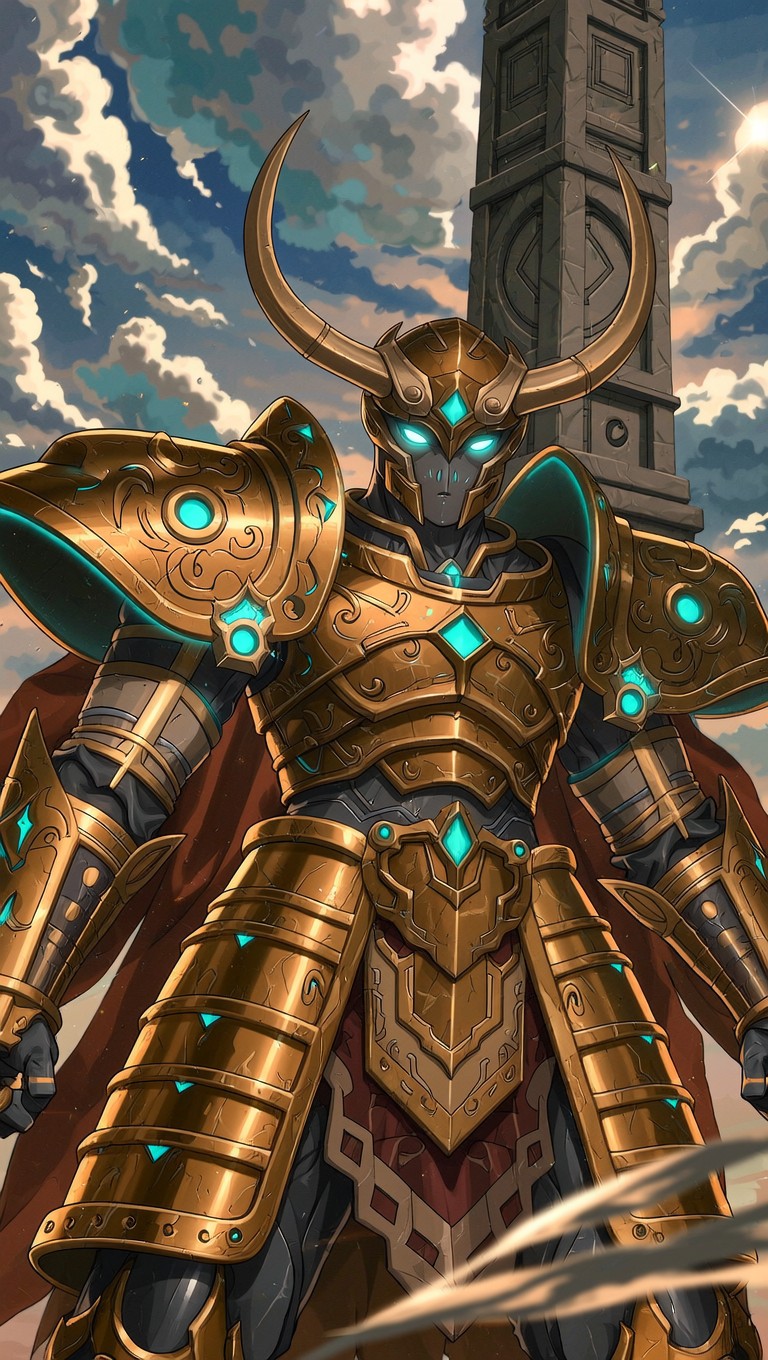 Free Bronze Armored Warrior Image - Anime, Warrior, Bronze | Download ...