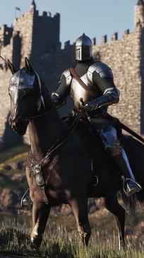 Free Knight on horseback Image - Knight, Horse, Castle | Download at ...