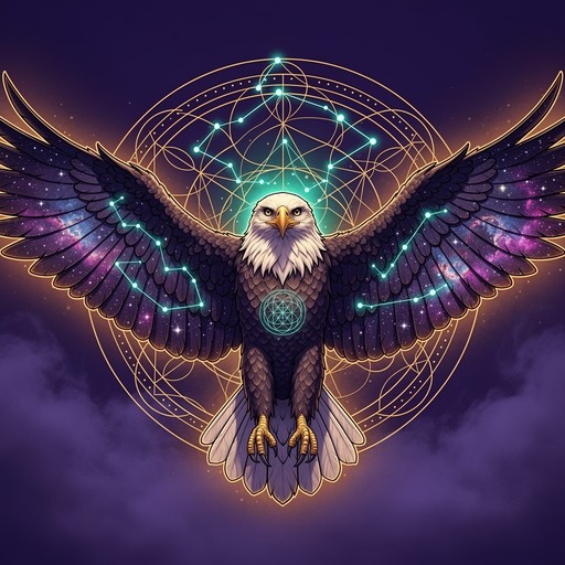 宇宙的な鷲の精神の画像をダウンロード - 鷲, 鳥, 猛禽類 | StockCake