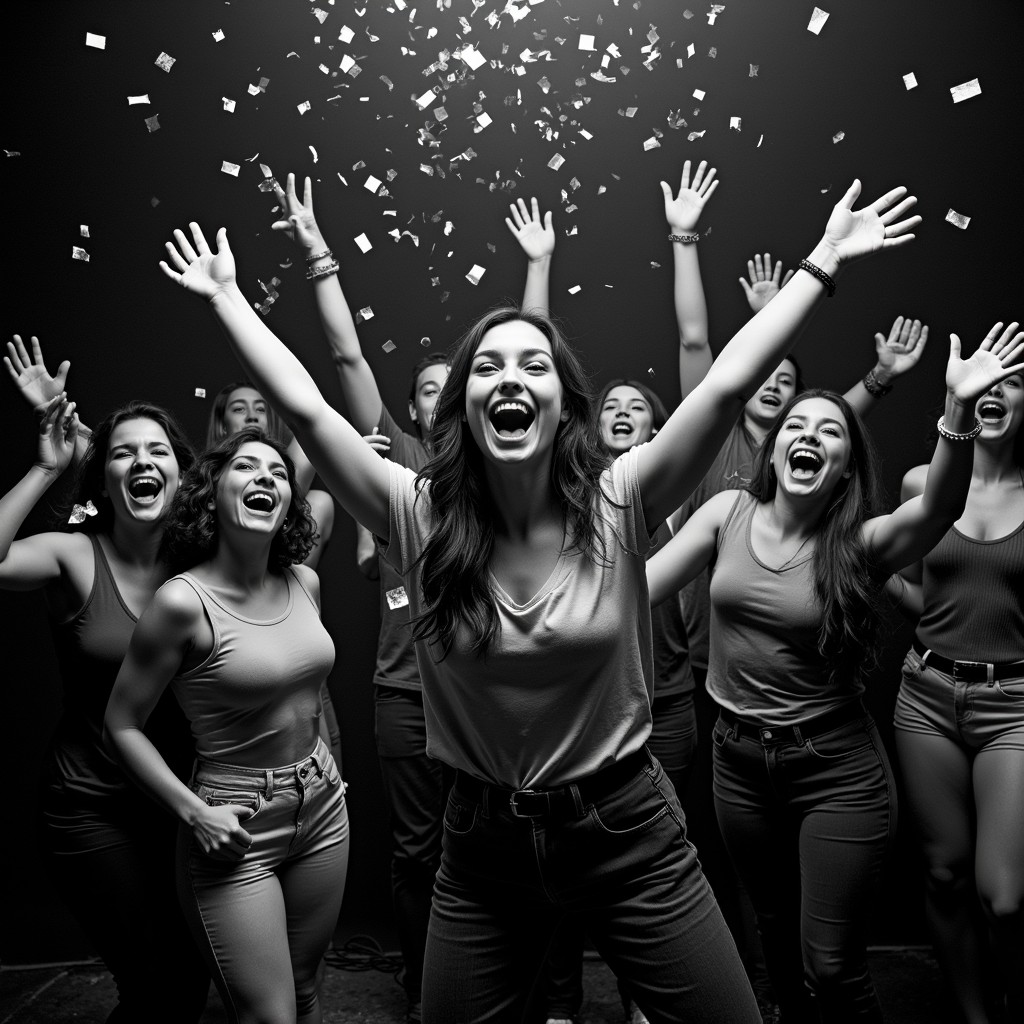 Free Pure Ecstatic Moment Image - Celebration, Joy, Monochrome ...