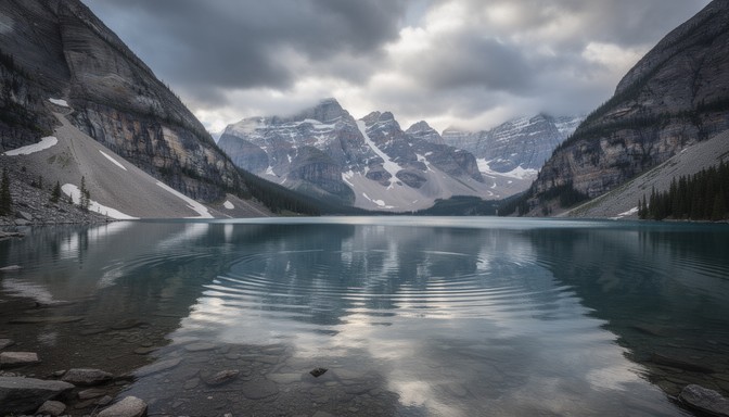 Free Alpine Lake Reflections Image - Mountains, Lake, Reflections ...