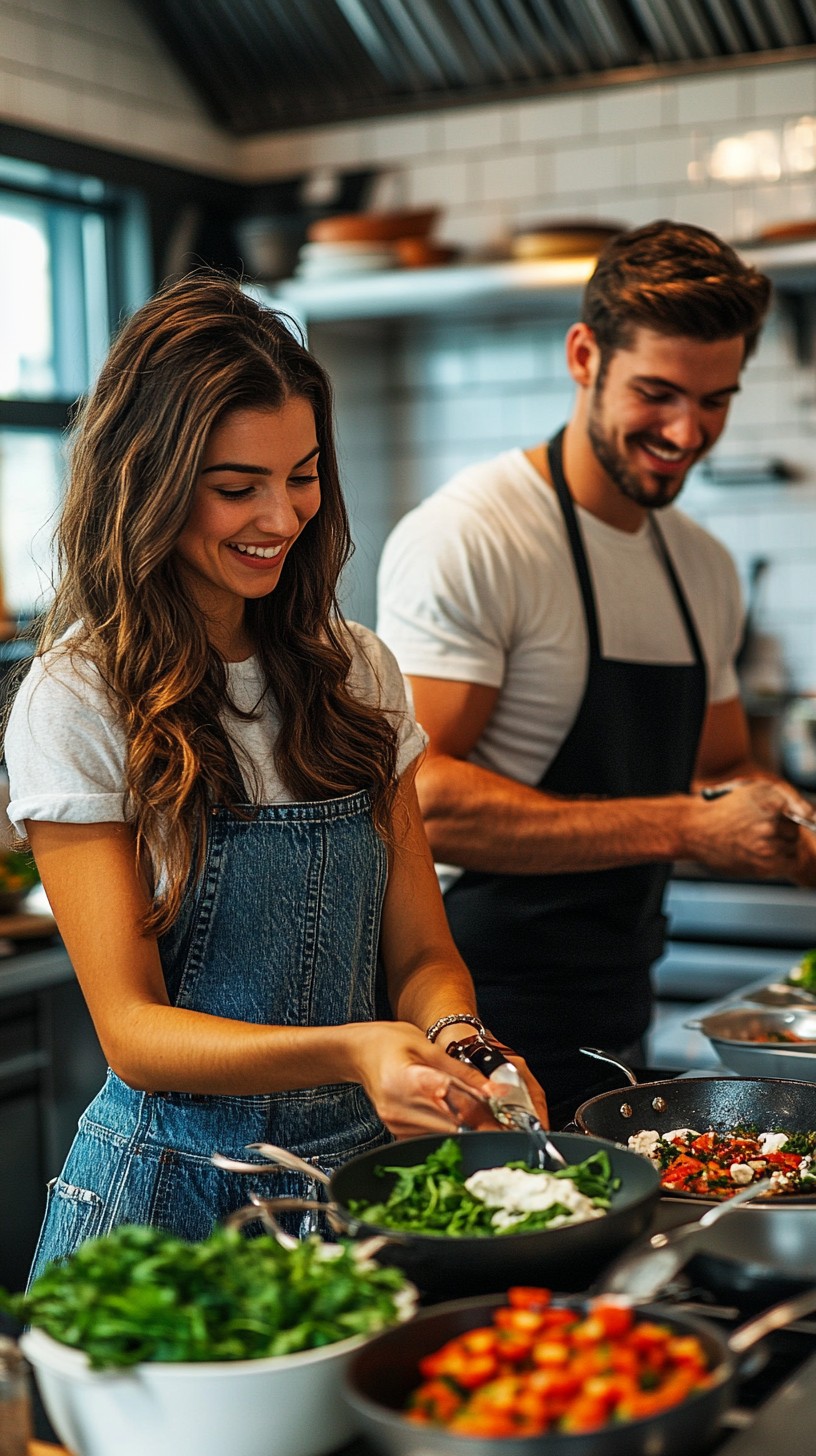 Free Cooking Healthy Meal Image - Cooking, Couple, Kitchen | Download ...