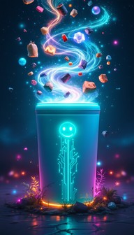 Garbage Point Transformation Free Magical Waste Transformation Image - Sentient, Bin, Trash ...