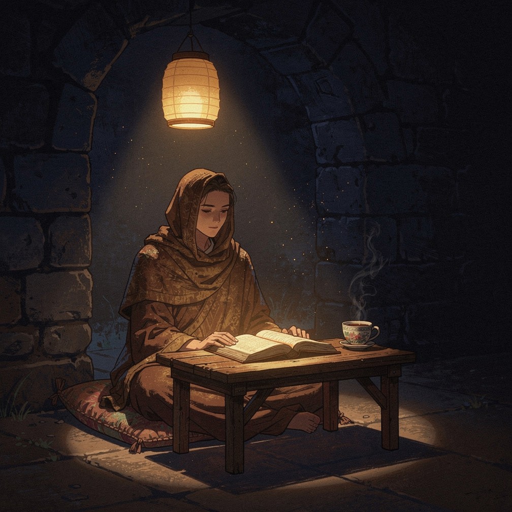 Free Midnight Reading Solitude Image - Reading, Lantern, Midnight ...