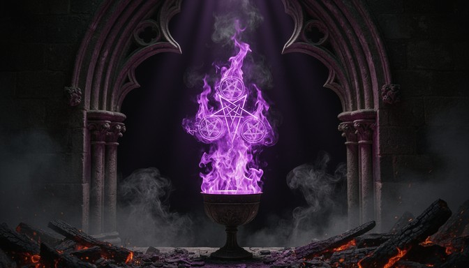 Free Mystical Purple Flame Image - Purple, Violet, Indigo | Download at ...