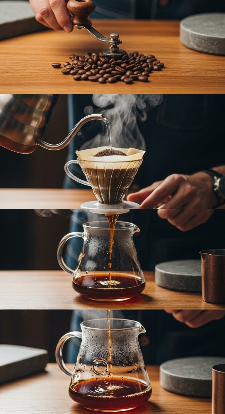 Brew Free Bean to Brew Image - Coffee, Pourover, Brew | Download at StockCake