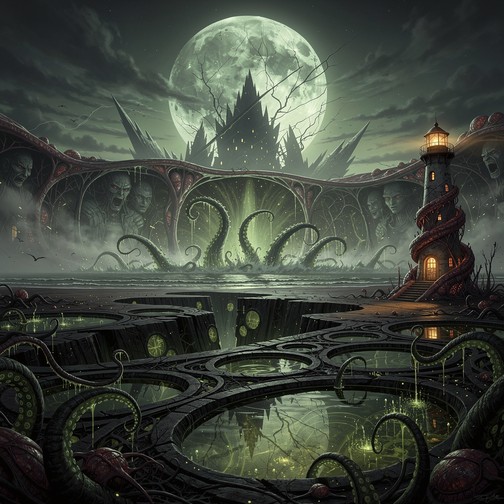 Free Tentacled Map Horror Image - Tentacles, Map, Horror | Download at ...