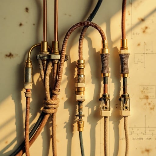 Free Vintage Wiring Detail Image - Vintage, Automotive, Wiring