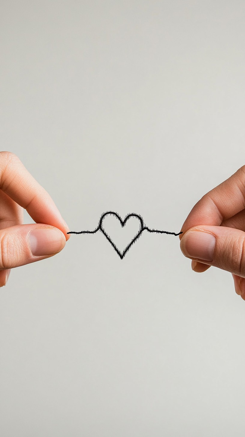 Free Heart-shaped string art Image - Heart, String, Hands | Download at ...