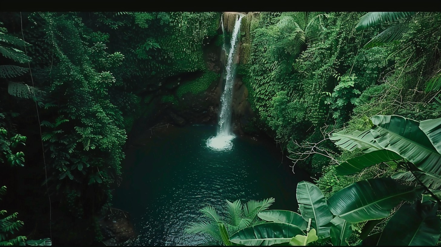 Free Serene Waterfall Oasis Image - Waterfall, Tropical, Jungle ...