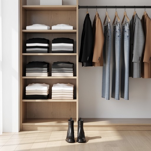 Free Minimalist Closet Organization Image - Closet, Minimalist ...