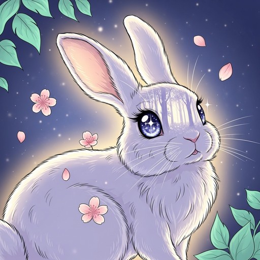 Gray Rabbit Names Anime Free Colorful Anime Bunnies Image - Rabbits, Bunnies, Anime | Download ...