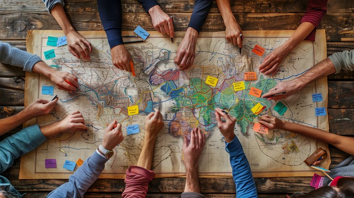 Exploring Using A Map Free Exploring World Map Image - Map, World, Exploration | Download at ...