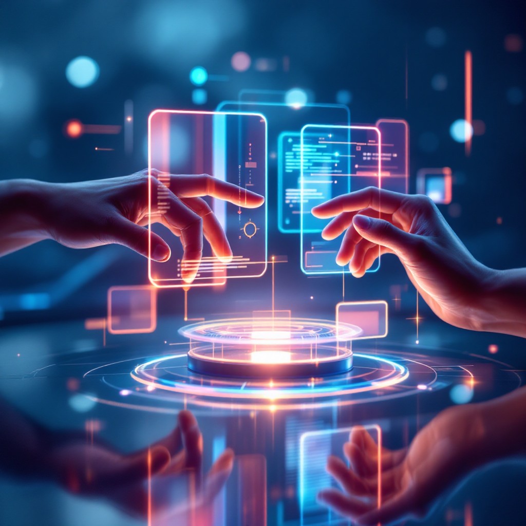 Free Future Technology Interface Image - Holographic, Interface ...