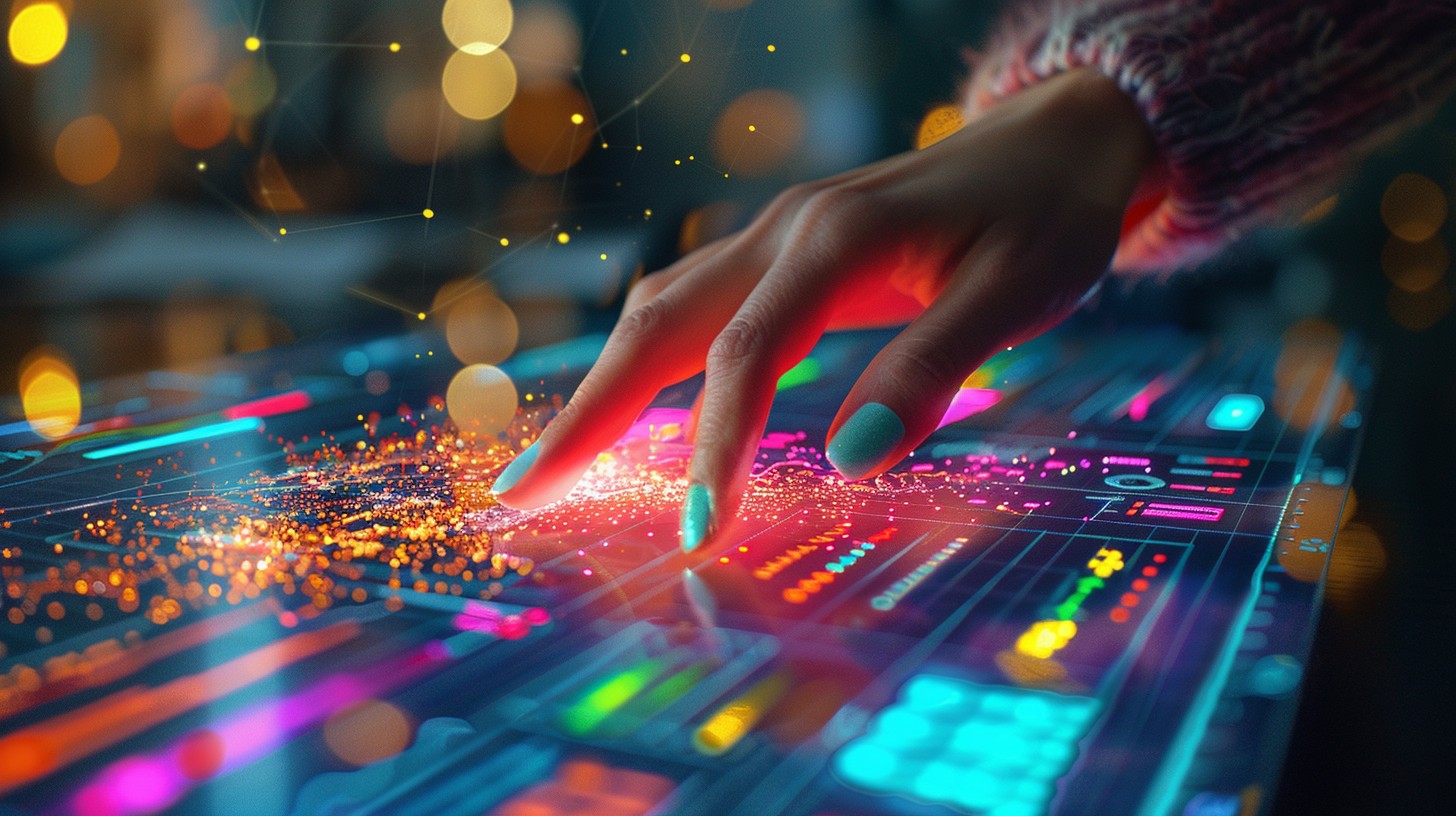 Free Futuristic Touch Interaction Image - Technology, Touchscreen ...
