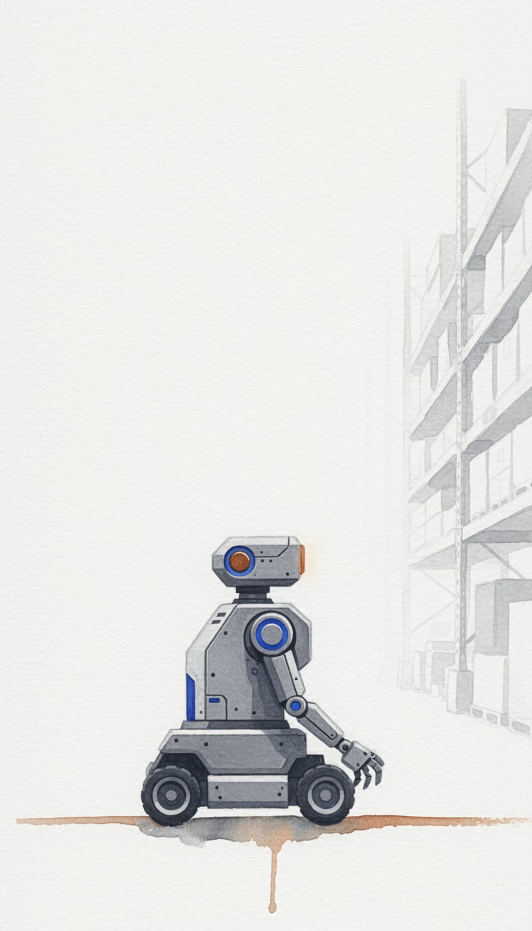 Free Robot Moving Forward Image - Robot, Watercolor, Warehouse ...