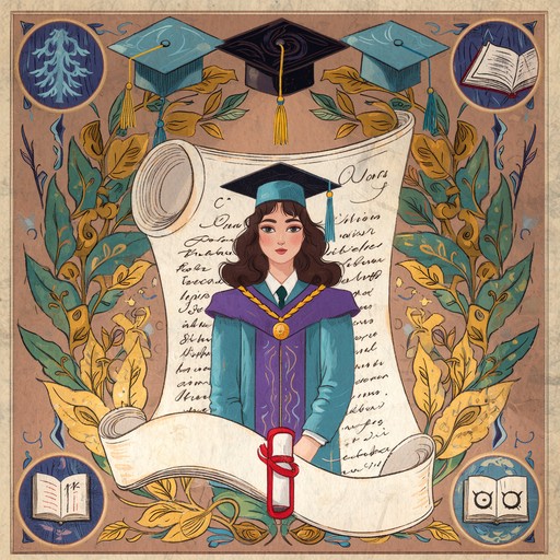 Free Illuminated Academic Achievement Image - Graduation, Medieval ...