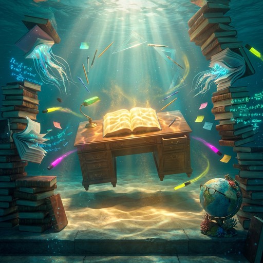 Free Underwater Knowledge Dream Image - Underwater, Library, Surreal ...