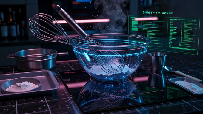 Free Neon Baking Tech Image | Download at StockCake