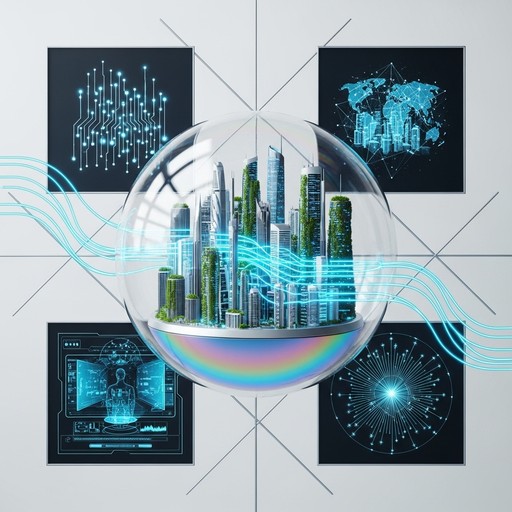 Free Sustainable Tech Sphere Image - Futuristic, Technology, Smart ...