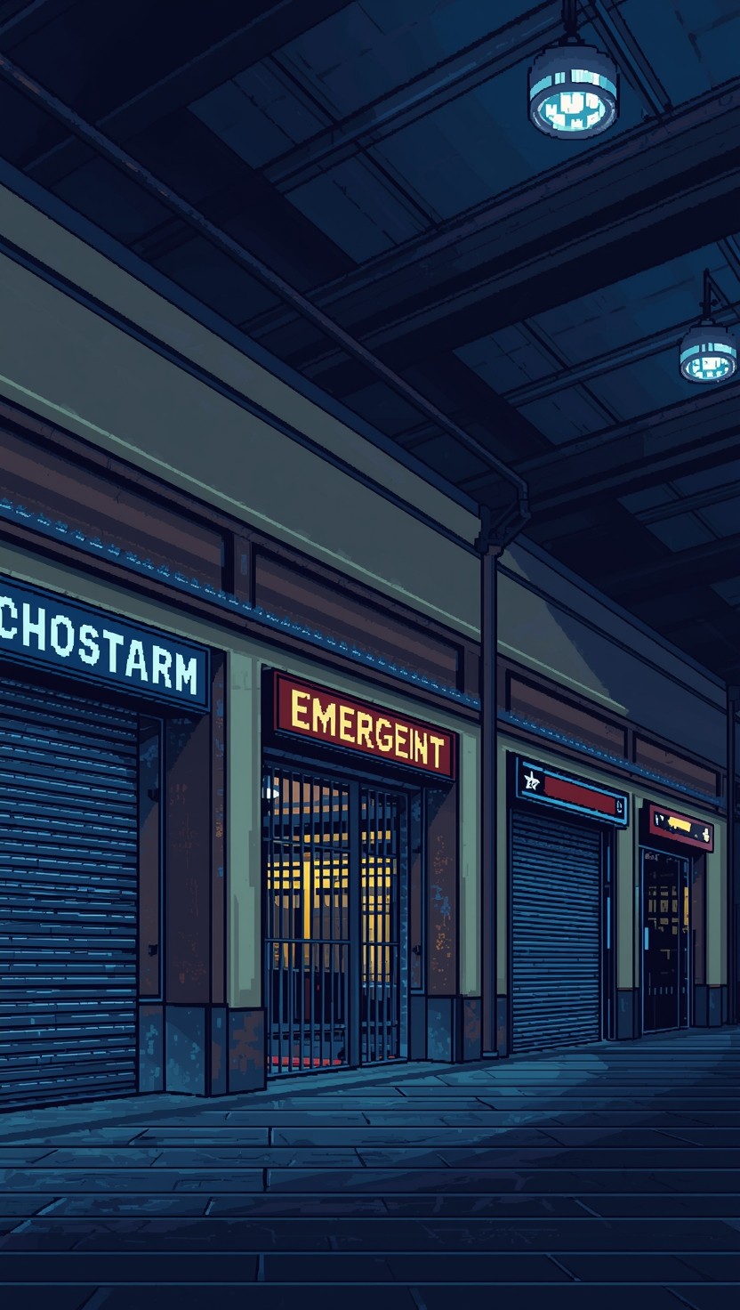Storefront Night Texture Free Nighttime Urban Storefronts Image - Nighttime, Urban, Storefronts ...