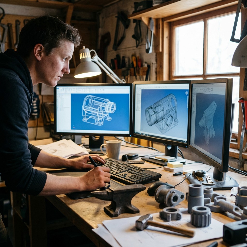 Craftman Computer Free Digital Craftsman Working Image - Workshop, Designer, 3d ...
