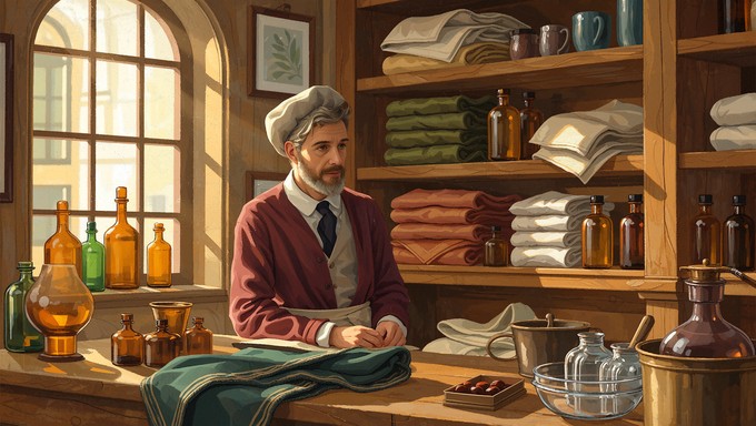 Good Merchant Free Merchant Examining Goods Image - Merchant, Shopkeeper, Apothecary ...