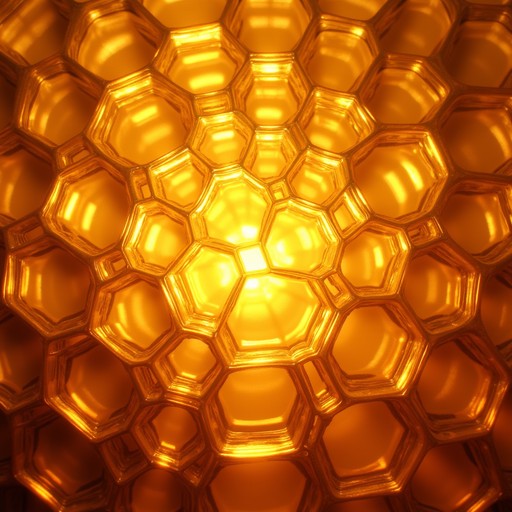 Free Radiant Honey Geometry Image - Honeycomb, Golden, Hexagon ...