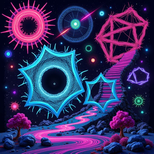 Free Cosmic Doodle Universe Image - Psychedelic, Geometric, Surreal ...
