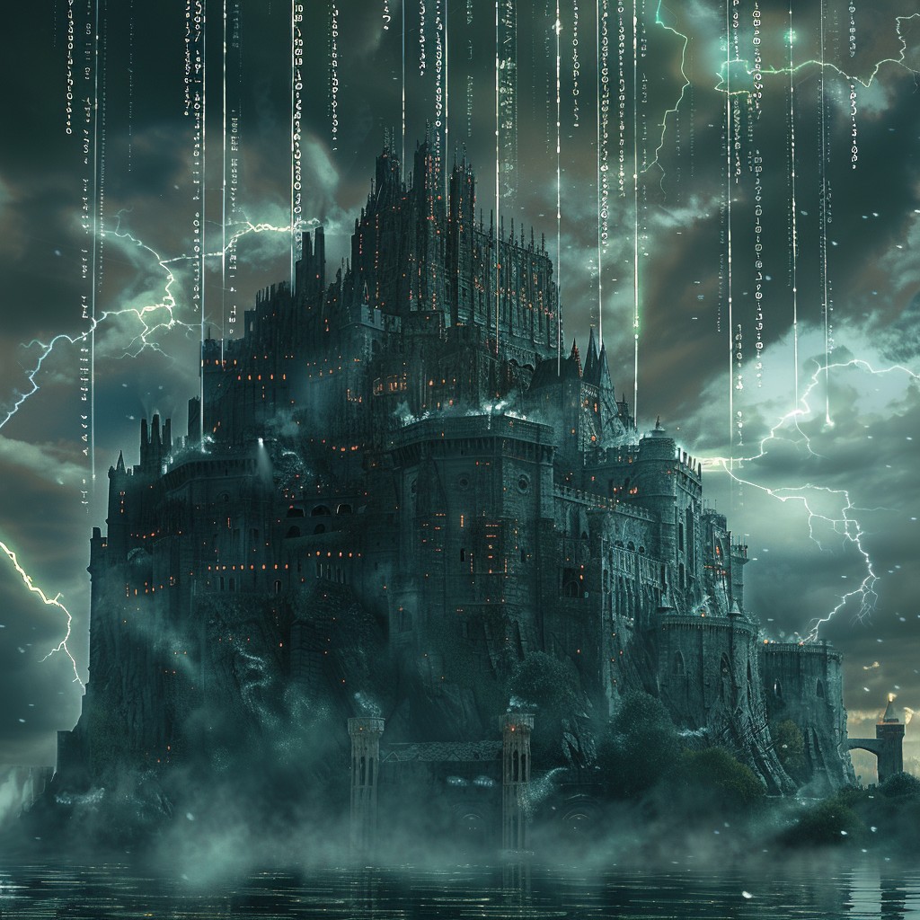 Free Mystical Stormy Castle Image - Castle, Storm, Lightning | Download ...