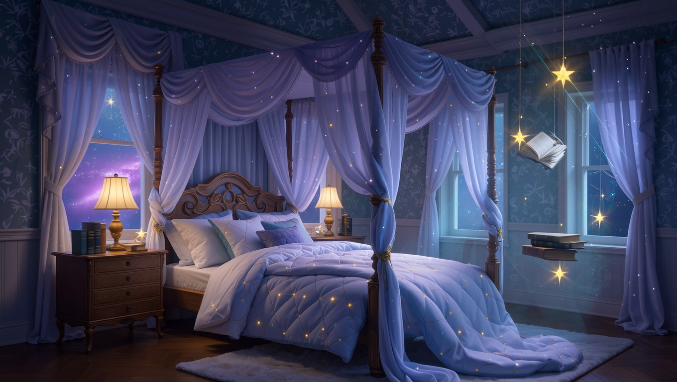 Free Enchanted Bedroom Dreams Image - Bedroom, Fantasy, Enchanted ...