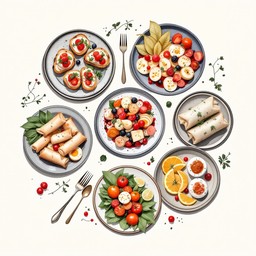 Free Elegant Appetizer Collection Image - Appetizers, Bruschetta ...