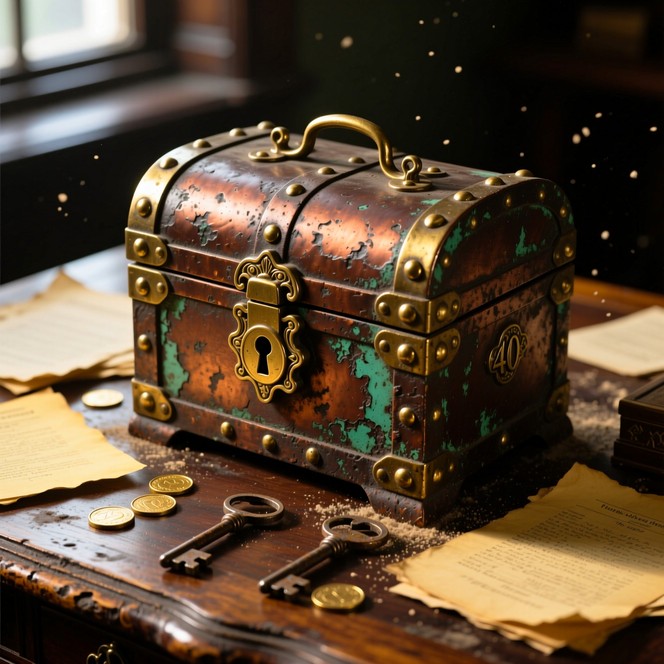 Free Mysterious Copper Strongbox Image | Download at StockCake