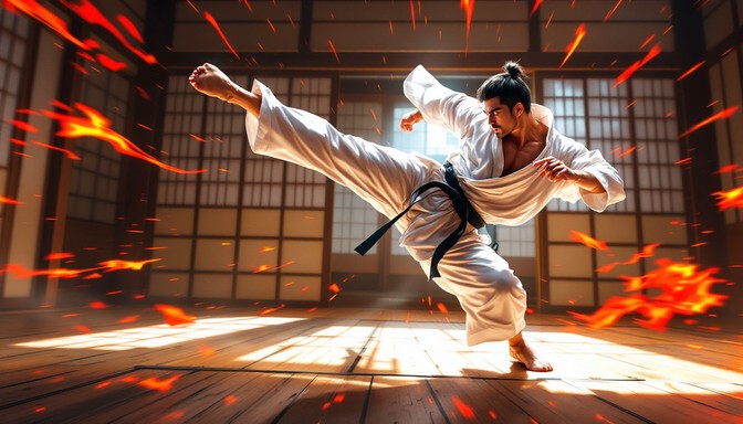 Dojo Workout Free Powerful Dojo Warrior Image - Martial, Karate, Dojo | Download at ...