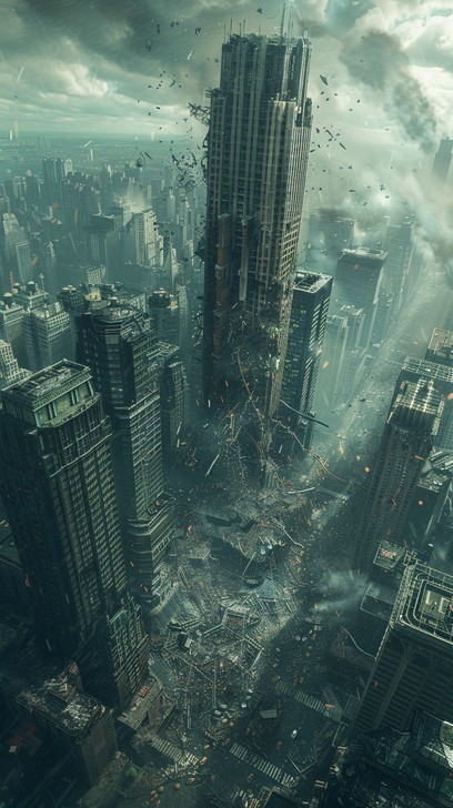 Free Futuristic City Ruins Image - Futuristic, Ruins, Desolate ...