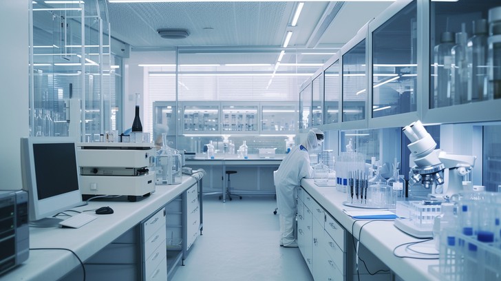 Free Modern Laboratory Scene Image - Laboratory, Research, Science ...