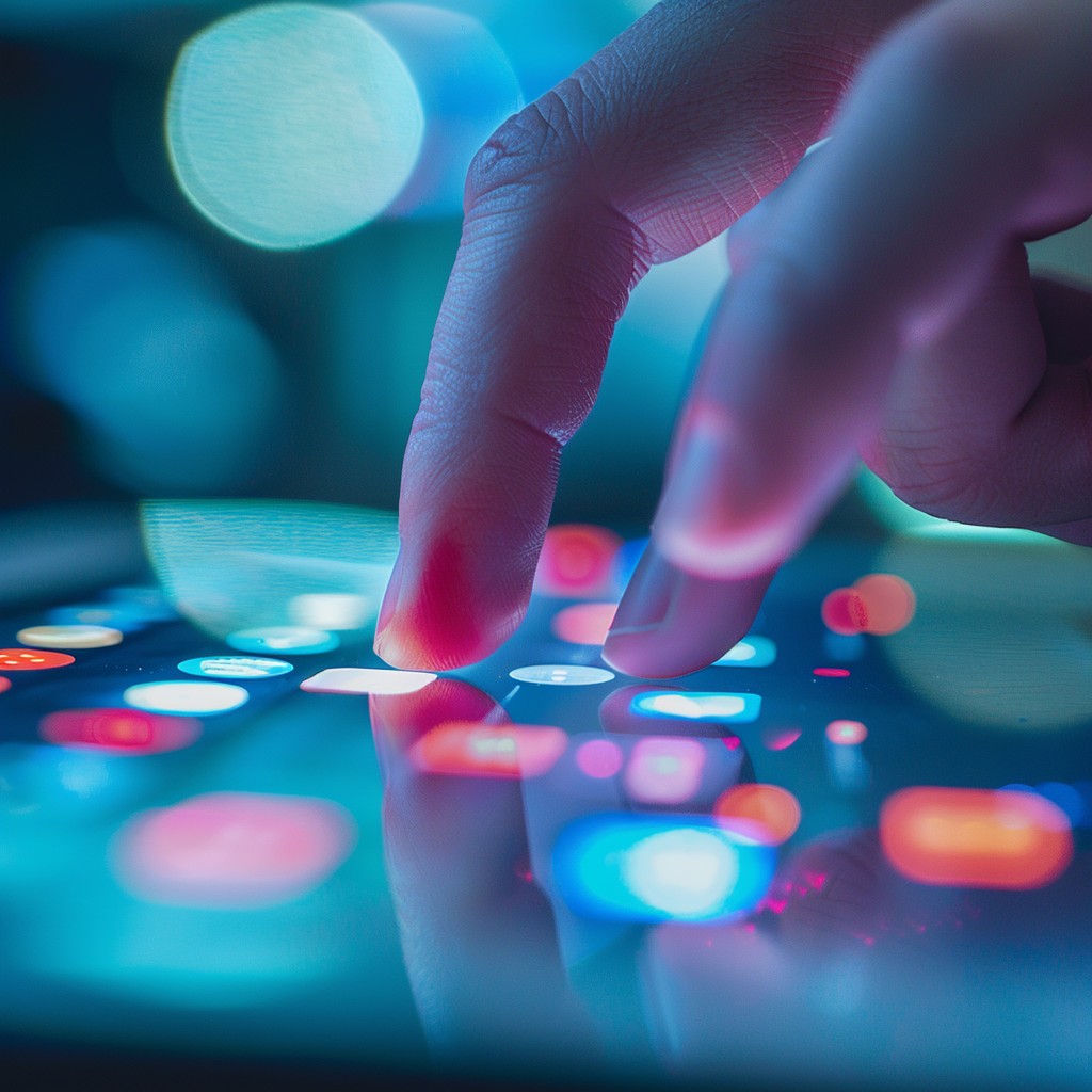 Free Futuristic Touch Interaction Image - Technology, Touchscreen ...